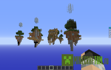 Карта Castle - Minecraft SkyWars (Замок - Небесные войны)