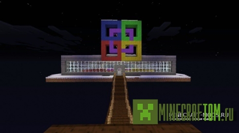 The Puzzle Rings карта (Кольца пазла) игры Майнкрафт