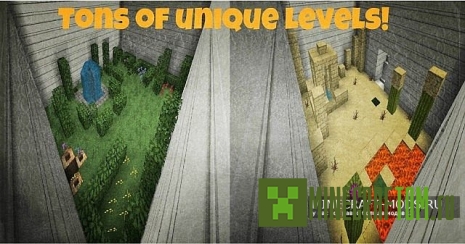 Карта Slime Vault (Хранилище слизи) игры Minecraft