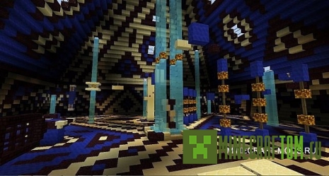 Карта Pyramid parkour (Паркур в пирамиде) игры Minecraft