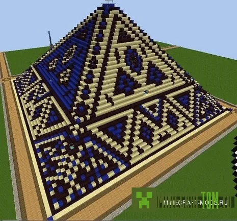 Карта Pyramid parkour (Паркур в пирамиде) игры Minecraft