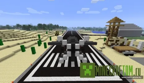 Карта Desert Military Base (Военная база в пустыне) для игры Майнкрафт