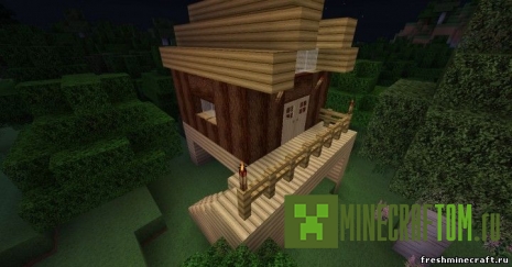 Карта Jungle Hut (Хижина в джунглях) игры Майнкрафт Карта Jungle Hut (Хижина в джунглях) игры Майнкрафт