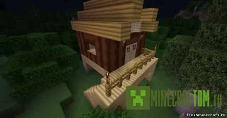 Карта Jungle Hut (Хижина в джунглях) игры Майнкрафт Карта Jungle Hut (Хижина в джунглях) игры Майнкрафт