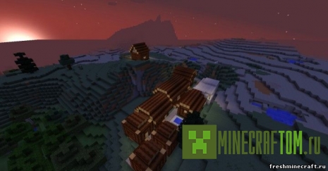 Карта Mountain Village (Домик в деревне) игры Майнкрафт Карта Mountain Village (Домик в деревне) игры Майнкрафт