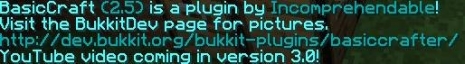 Плагин Basic Craft (Начальный крафт) версии 1.6.2