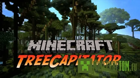 Мод Tree capitator (Вырубка дерева) версии 0.14 Minecraft PE Мод Tree capitator (Вырубка дерева) версии 0.14 Minecraft PE