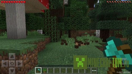 Мод Tree capitator (Вырубка дерева) версии 0.14 Minecraft PE