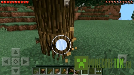 Мод Tree capitator (Вырубка дерева) версии 0.14 Minecraft PE