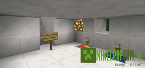 Карта Trick Challenge (Хитрый вызов) версии 0.14.х, 0.15.0 Minecraft PE Карта Trick Challenge (Хитрый вызов) версии 0.14.х, 0.15.0 Minecraft PE