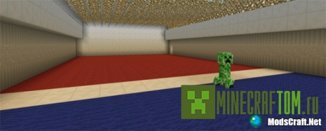 Карта Creeper Pong версий 0.14.х, 0.15.0 игры Minecraft PE Карта Creeper Pong версий 0.14.х, 0.15.0 игры Minecraft PE