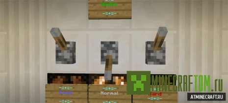 Карта Creeper Pong версий 0.14.х, 0.15.0 игры Minecraft PE Карта Creeper Pong версий 0.14.х, 0.15.0 игры Minecraft PE