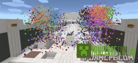 Карта CubeS (Кубы) версий 0.14.х, 0.15.0 игры Майнкрафт PE