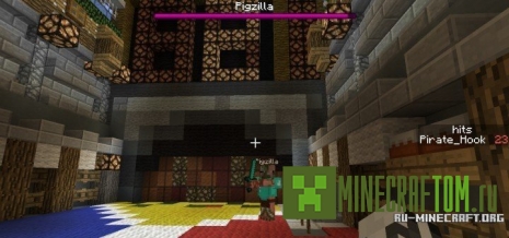 Карта Zombie And Pig Defence (Зомби и оборона свиньи) Майнкрафт