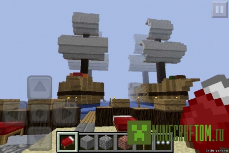 Карта Super Pirate Battle Royale (Пиратская битва) игры Майнкрафт