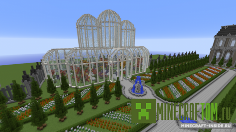 Карта Chateau Soulagement (Шато Soulagement) игры Майнкрафт