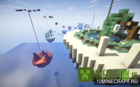 Карта Parkour Paradise Sky Islands (Паркур на небесных островах) Карта Parkour Paradise Sky Islands (Паркур на небесных островах)