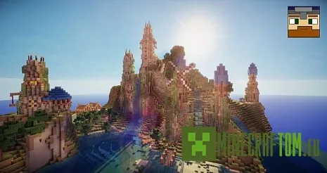 Карта City or Castle of ARF (Город или замок АРФ) игры Minecraft Карта City or Castle of ARF (Город или замок АРФ) игры Minecraft