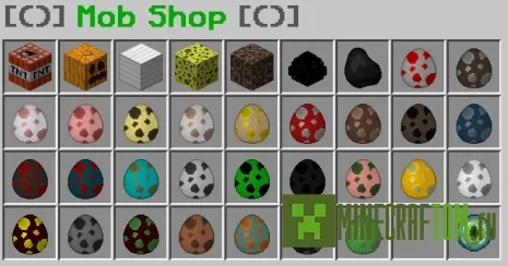 Плагин MobShop (Магазин мобов) версии 1.8 игры Майнкрафт