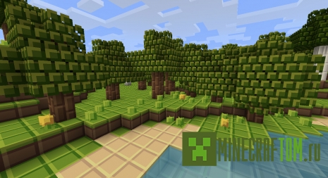 Текстуры Tiny Pixels (Крошечные пиксели) версии 1.8 Майнкрафт