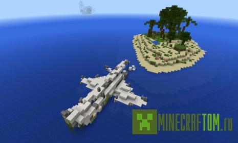 Карта Standard Deep (Стандартная глубина) для Майнкрафт PE Карта Standard Deep (Стандартная глубина) для Майнкрафт PE