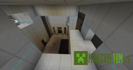 Карта Portal – Hall of Science (Портал - зал науки) игры Майнкрафт