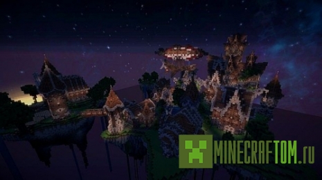 Карта Aerya (Арея) игры Майнкрафт