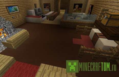 Карта Insanity Parkour (Безумный паркур) игры Minecraft