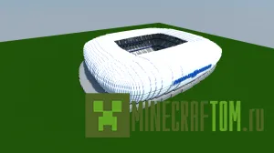 Карта Allianz Arena Munich (Мюнхенский стадион Арена) Майнкрафт Карта Allianz Arena Munich (Мюнхенский стадион Арена) Майнкрафт