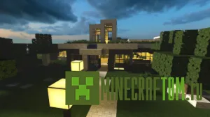 Карта Modern Mansion (Современный особняк) игры Minecraft Карта Modern Mansion (Современный особняк) игры Minecraft