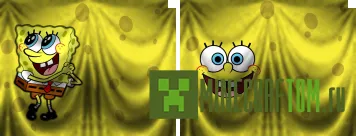 Плащ Spongebob (Губка Боб) для Майнкрафт Плащ Spongebob (Губка Боб) для Майнкрафт
