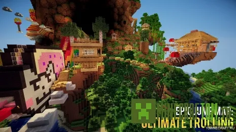 Карта Epic Jump: Ultimate Trolling (Эпический прыжок) игры Майнкрафт