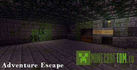 Карта Adventure Escape (Рискованный побег) игры Minecraft Карта Adventure Escape (Рискованный побег) игры Minecraft