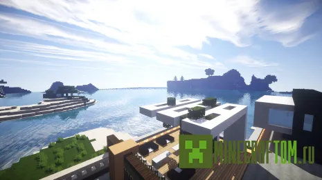 Карта Modern Beach House (Современный пляжный домик) Майнкрафт Карта Modern Beach House (Современный пляжный домик) Майнкрафт