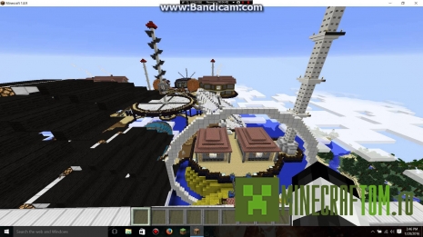 Карта Arpeggios Air Fleet игры Майнкрафт