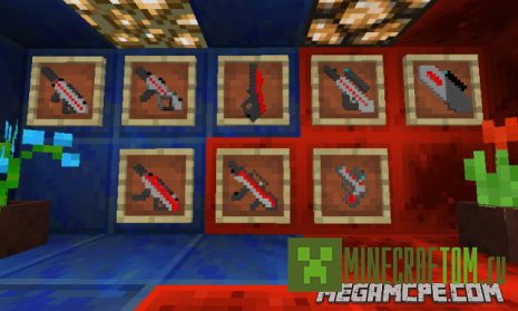 Мод Paintball Gun (Пейнтбольное оружие) версий 0.14.х Minecraft PE Мод Paintball Gun (Пейнтбольное оружие) версий 0.14.х Minecraft PE