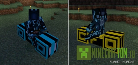 Мод Tron Bike (Трон) версий 0.14.х игры Майнкрафт PE