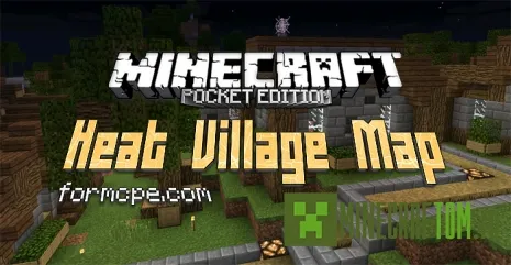 Карта The Heat Village (Теплая деревня) 0.14.х MCPE Карта The Heat Village (Теплая деревня) 0.14.х MCPE