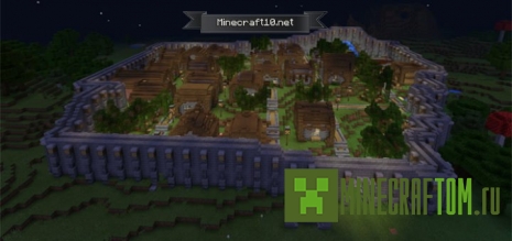 Карта The Heat Village (Теплая деревня) 0.14.х MCPE Карта The Heat Village (Теплая деревня) 0.14.х MCPE