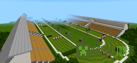 Карта Horse Racing (Перегонки на лошадях) версии 0.15.х Майнкрафт ПЕ Карта Horse Racing (Перегонки на лошадях) версии 0.15.х Майнкрафт ПЕ
