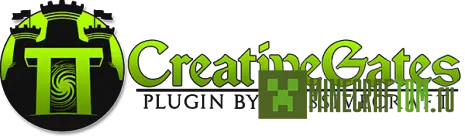 Плагин Creative Gates (Создавай проходы) версии 1.7.4 Майнкрафт