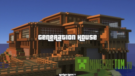 Плагин GenerationHouse (Создание дома) версии 1.7.2 Майнкрафт