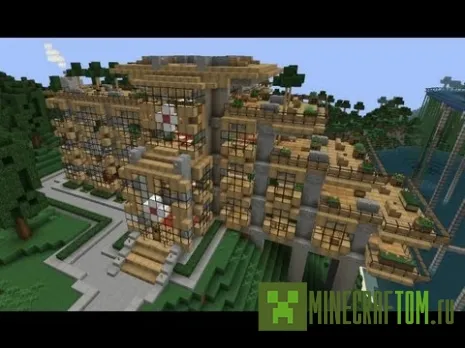 Карта Hillside Manor (Поместье на горе) игры Майнкрафт Карта Hillside Manor (Поместье на горе) игры Майнкрафт