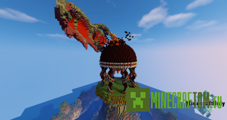 Карта Dragon Temple (Храм дракона) для игры Майнкрафт