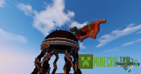 Карта Dragon Temple (Храм дракона) для игры Майнкрафт