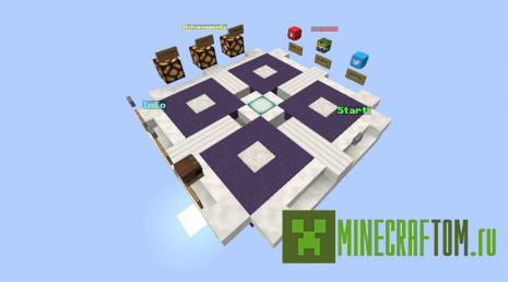 Карта Moving Snake Parkour (Паркур на движущейся змее) Майнкрафт