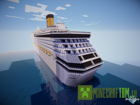 Карта Costa Pacifica игры Майнкрафт