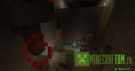 Карта Slime Warper (Паркур из блоков слизи) игры Майнкрафт