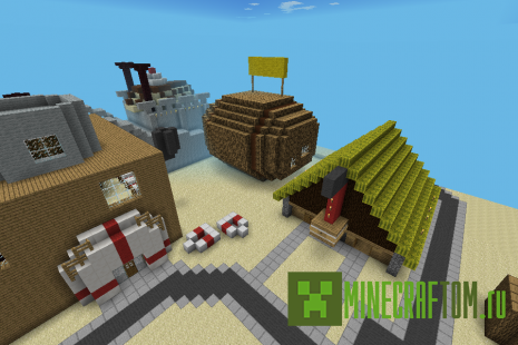 Карта Bikini Bottom для игры Minecraft