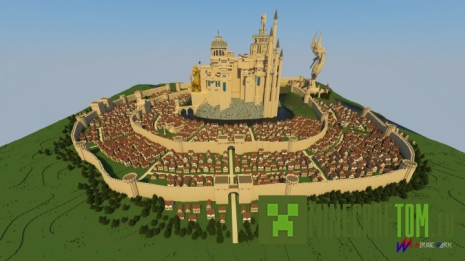 Карта Talonguard Haven's town игры Майнкрафт